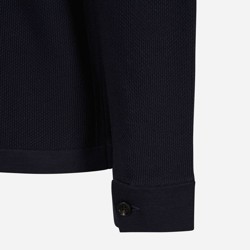 Knitwear Polo Nvy Sld