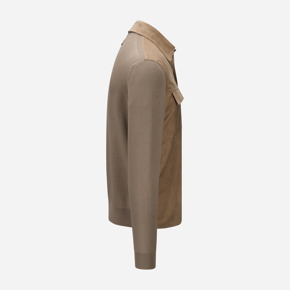 Overshirt Suede - Md Brw Sld
