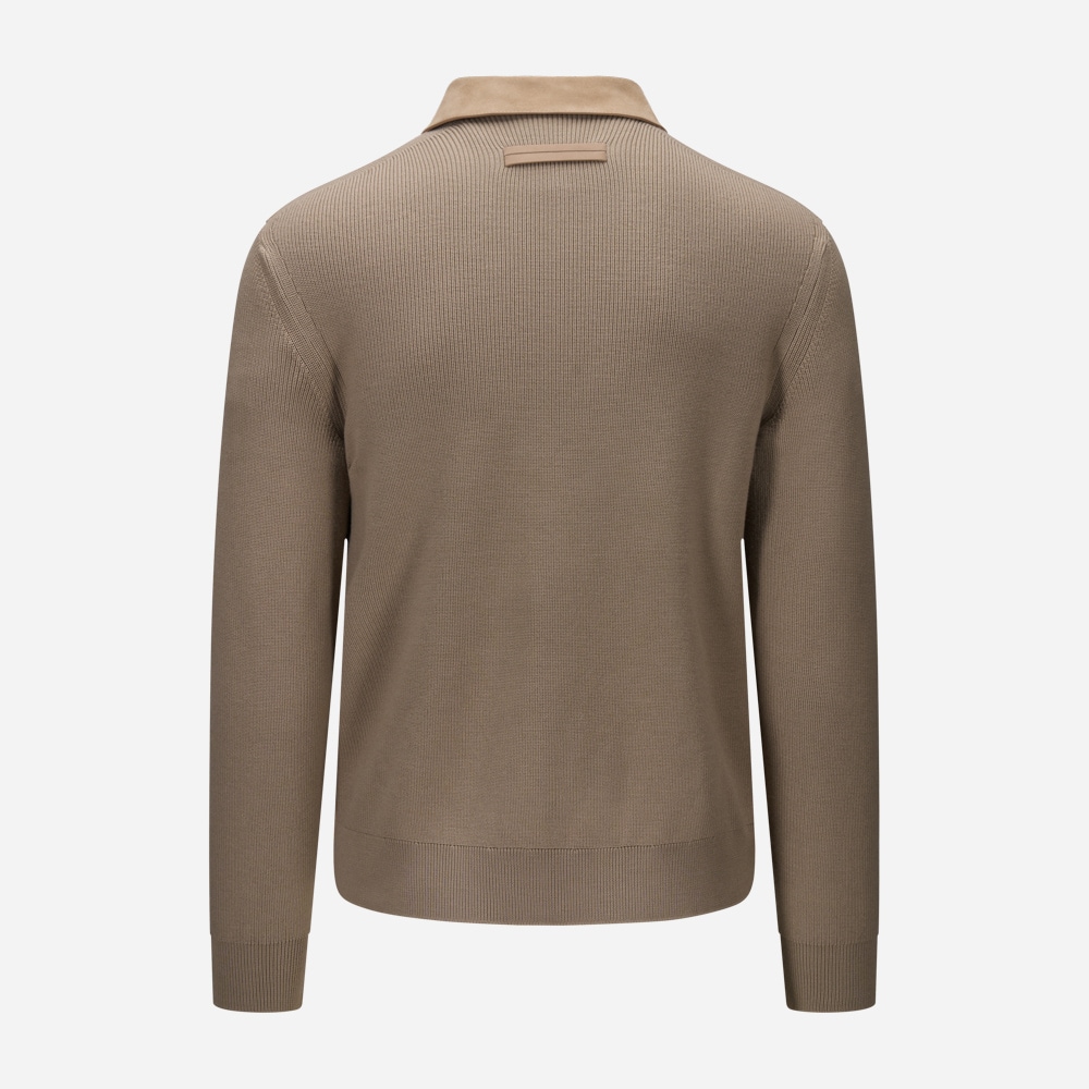 Overshirt Suede - Md Brw Sld