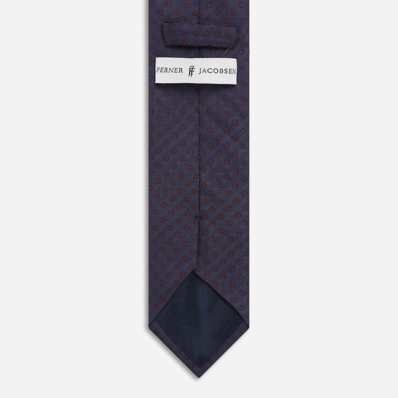Tie Silk - Blue-Red