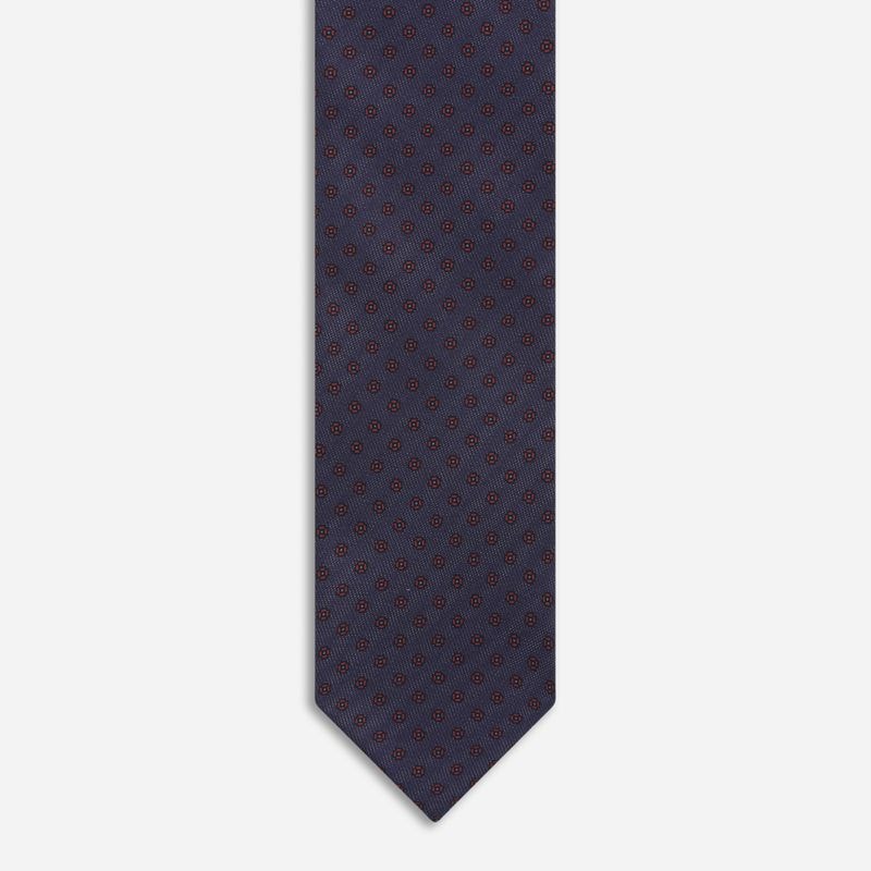 Tie Silk - Blue-Red