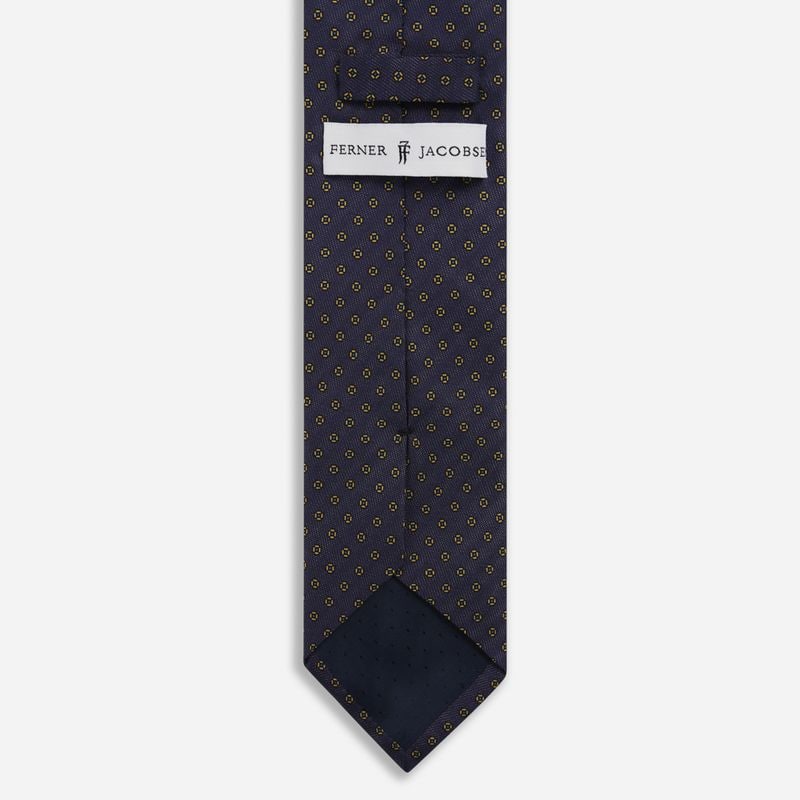 Tie Silk - Blue-Yellow