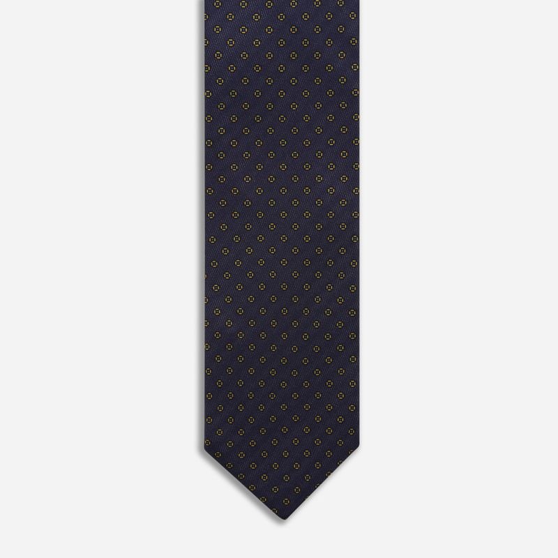 Tie Silk - Blue-Yellow