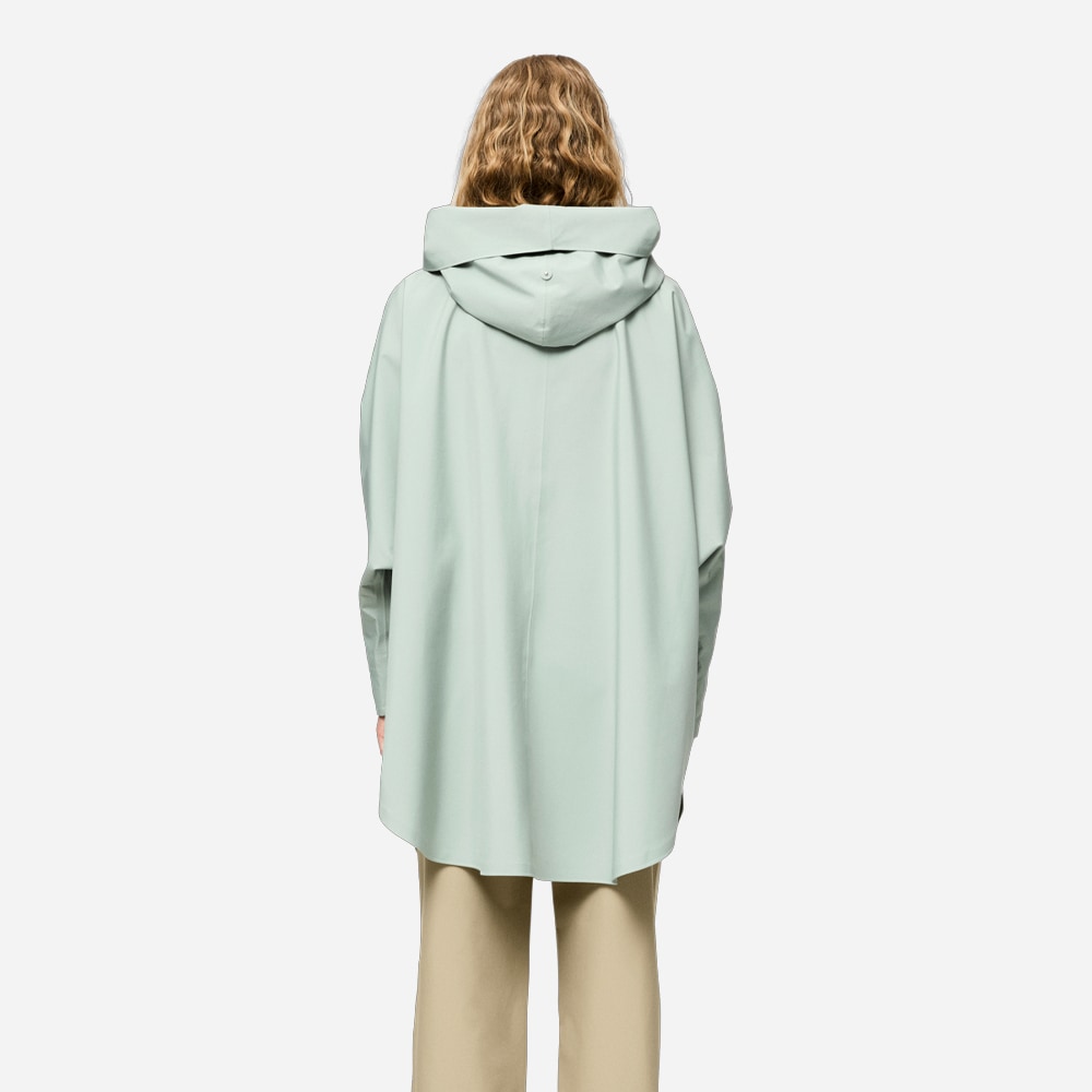 Bergen Poncho - Iceberg Green