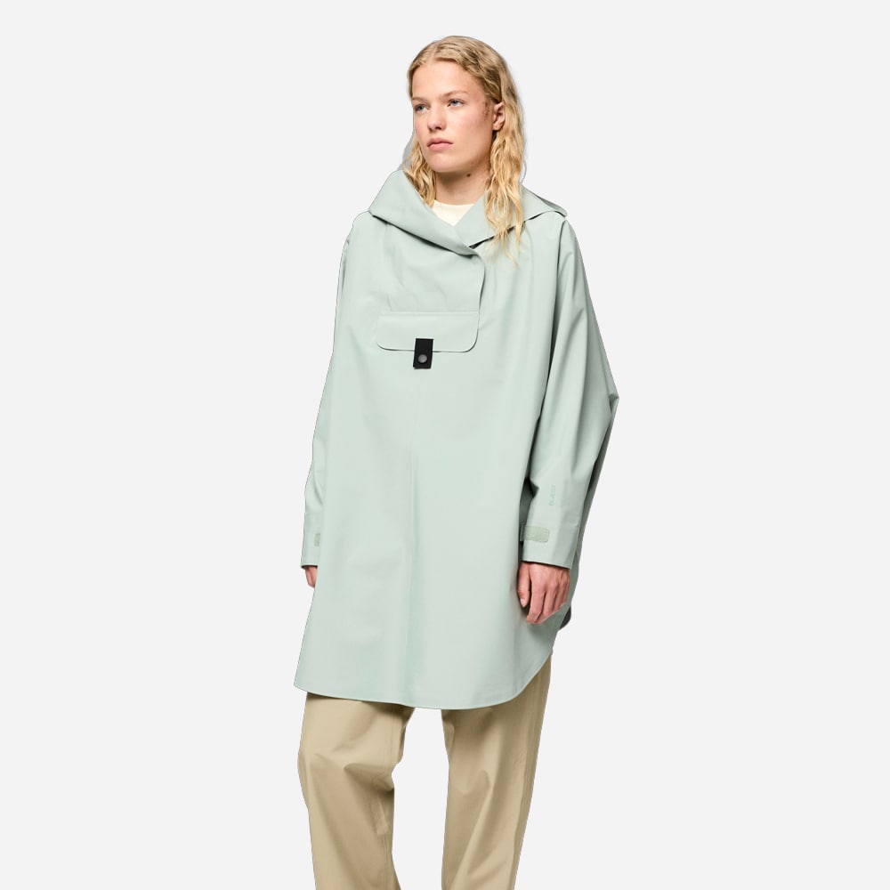 Bergen Poncho - Iceberg Green