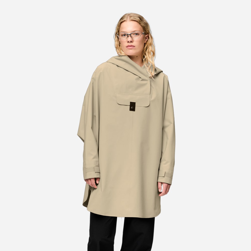 Bergen Poncho - Oakmoss