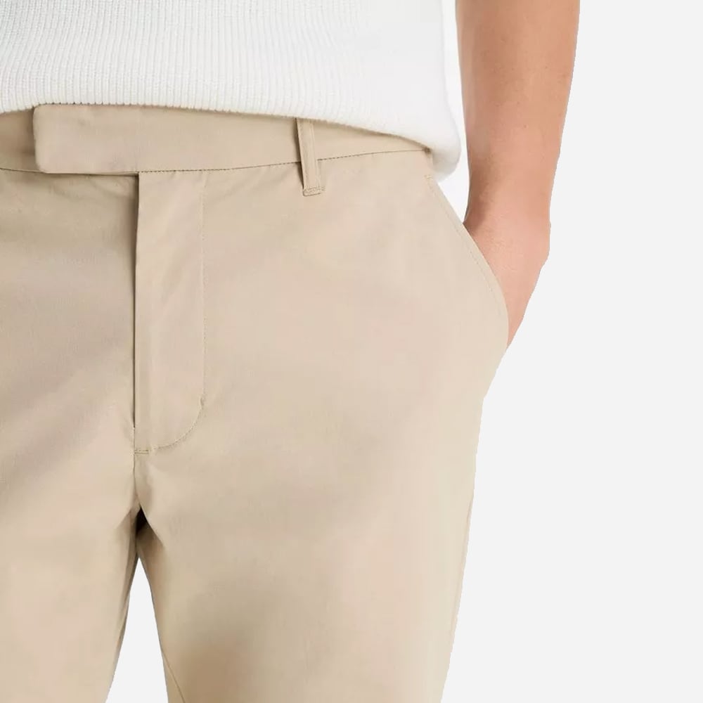Italian Cotton Extended-Tab Pant - Cahuenga Khaki