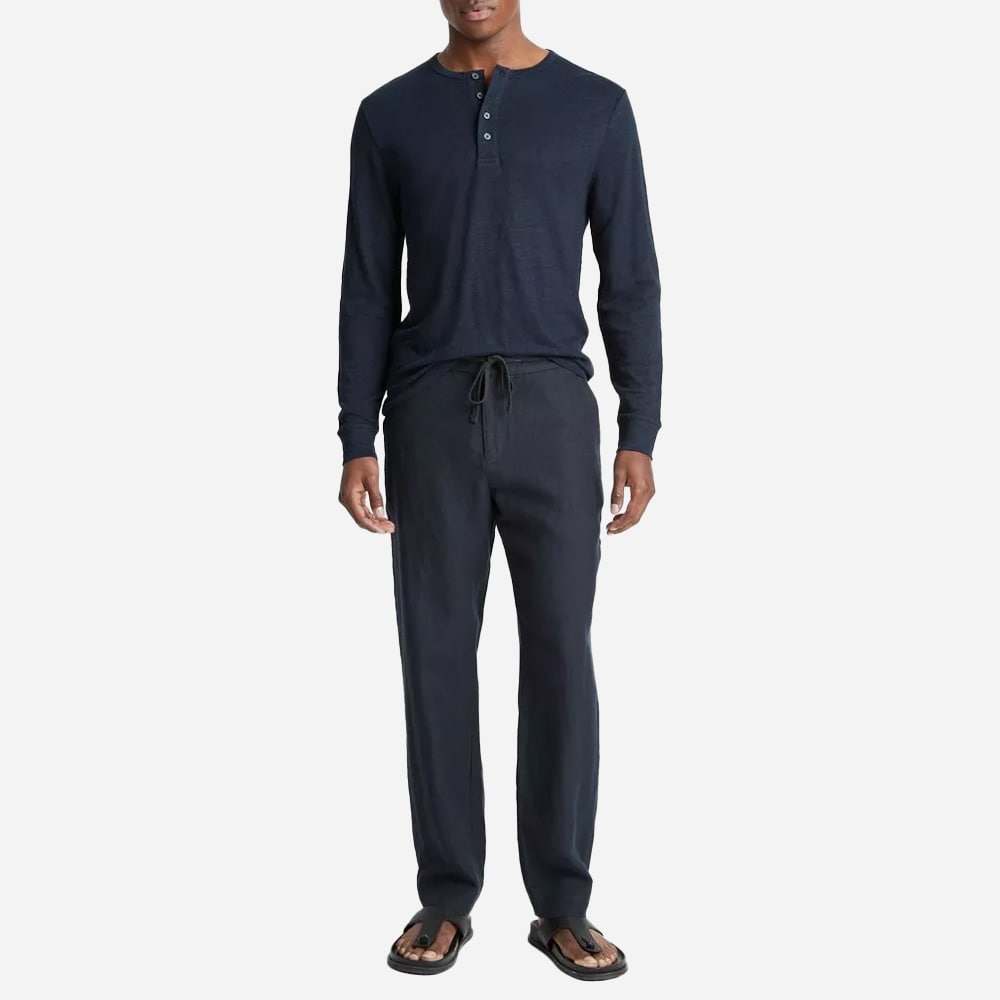 Lightweight Hemp Pant - Coastal Blue