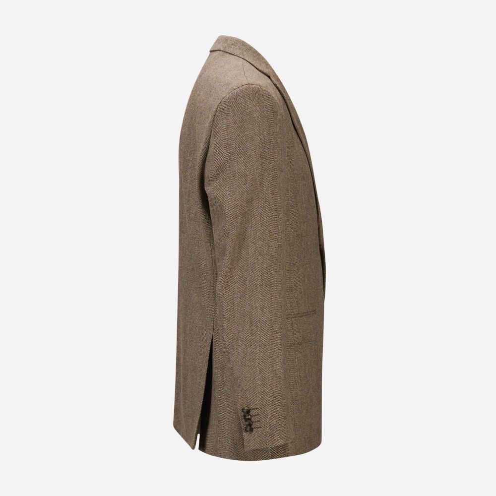 Bilbao - Beige Herringbone