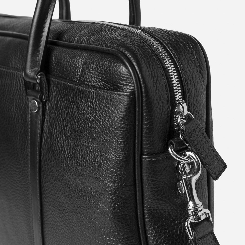 Zip Briefcase Black 05