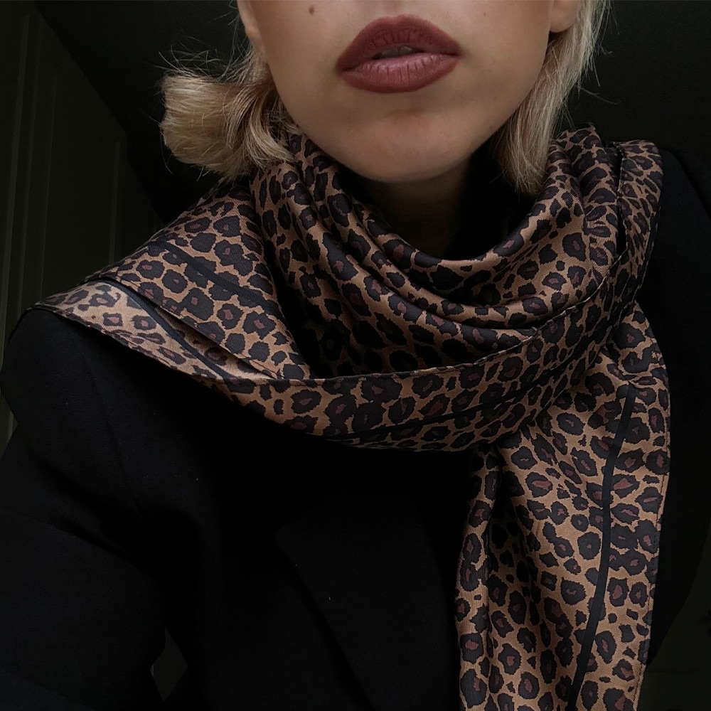 Leo Scarf | 80 Cm - Leopard