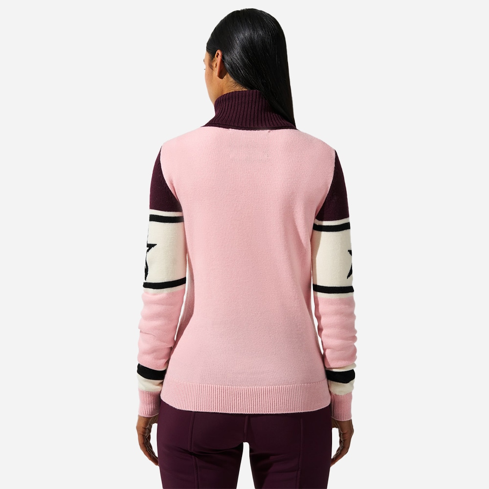 Schild Sweater - Pink-Burgundy