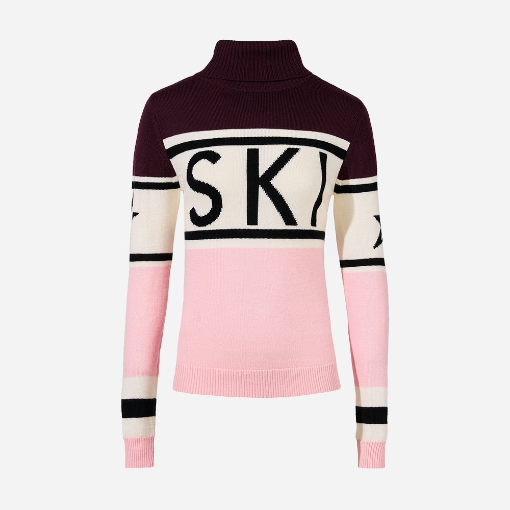 Schild Sweater - Pink-Burgundy