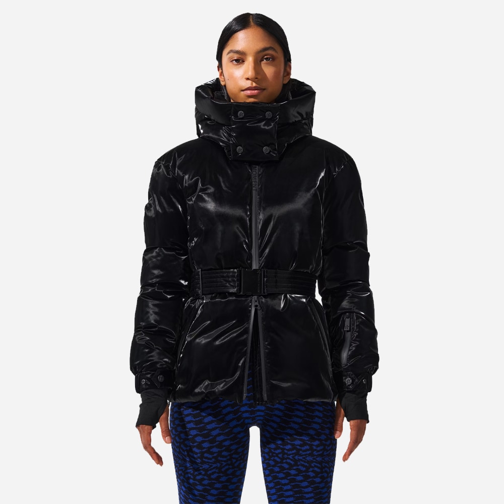 Candice Down Parka Jacket - Liquid Black
