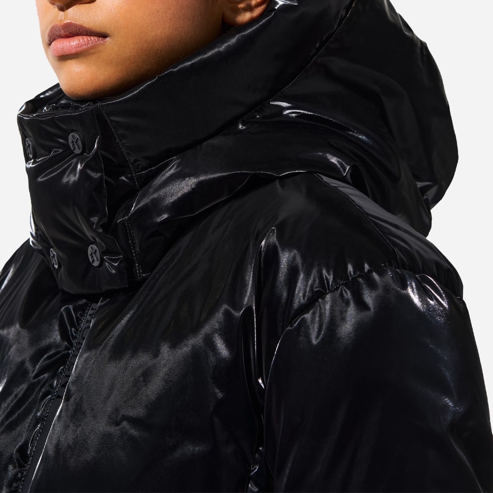 Candice Down Parka Jacket - Liquid Black