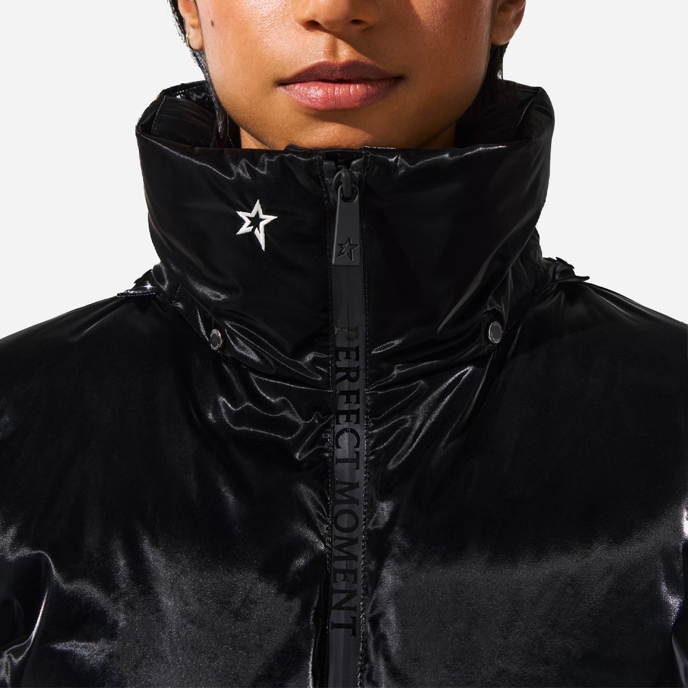Candice Down Parka Jacket - Liquid Black
