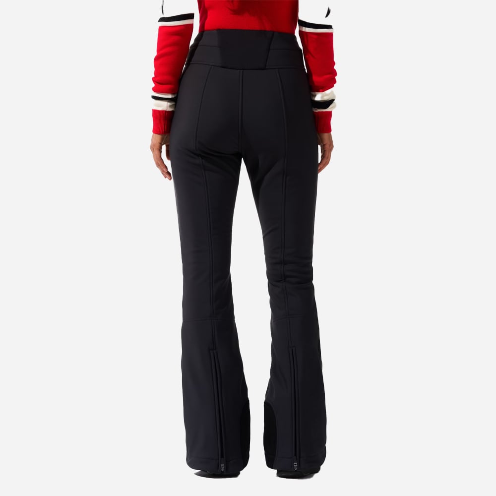 Aurora High Waist Flare Ski Pant - Jet Black