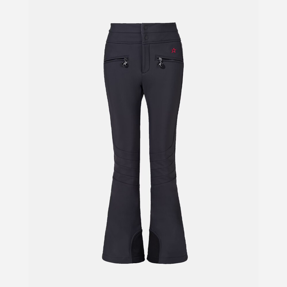 Aurora High Waist Flare Ski Pant - Jet Black