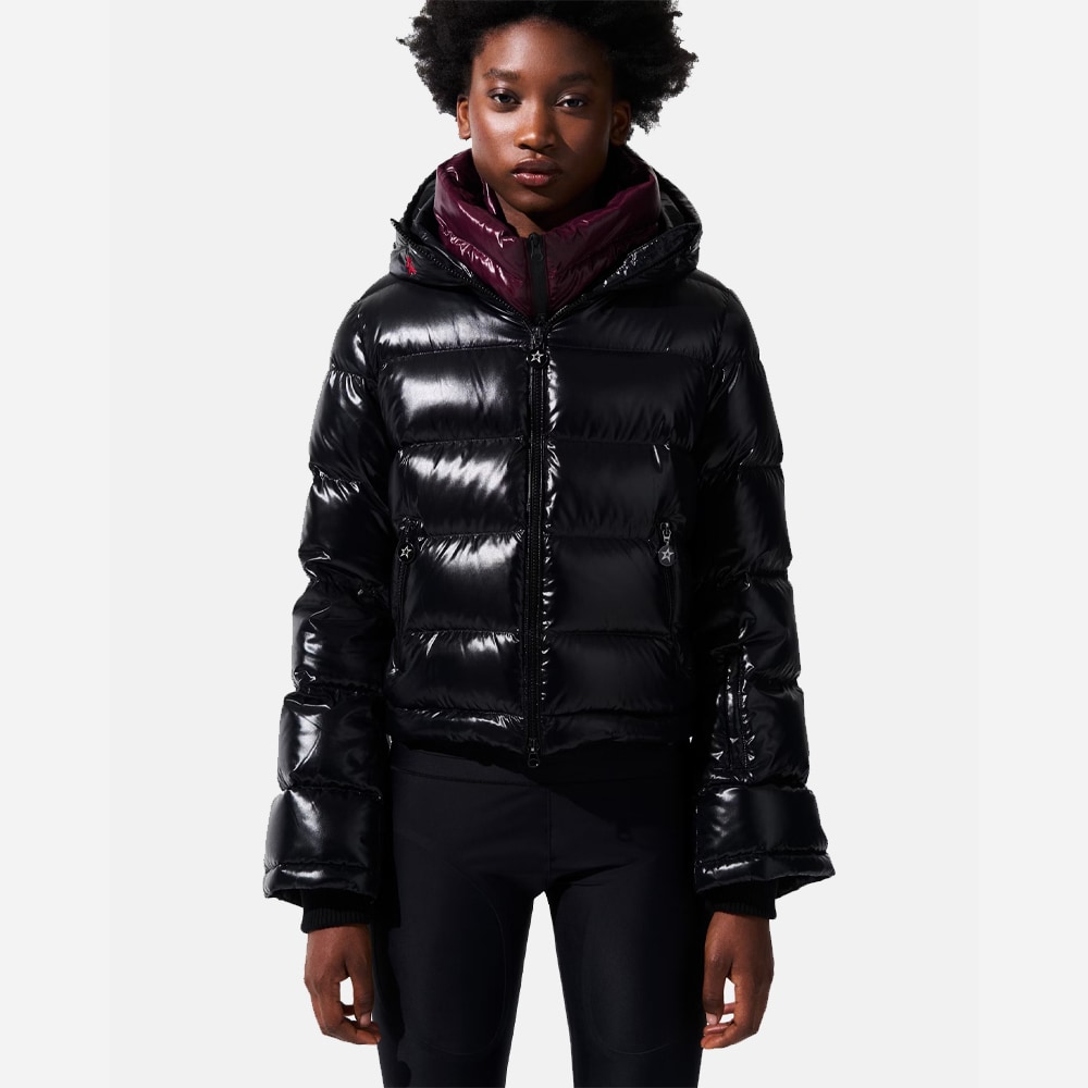 Polar Flare Down Jacket - Black Hi Shine