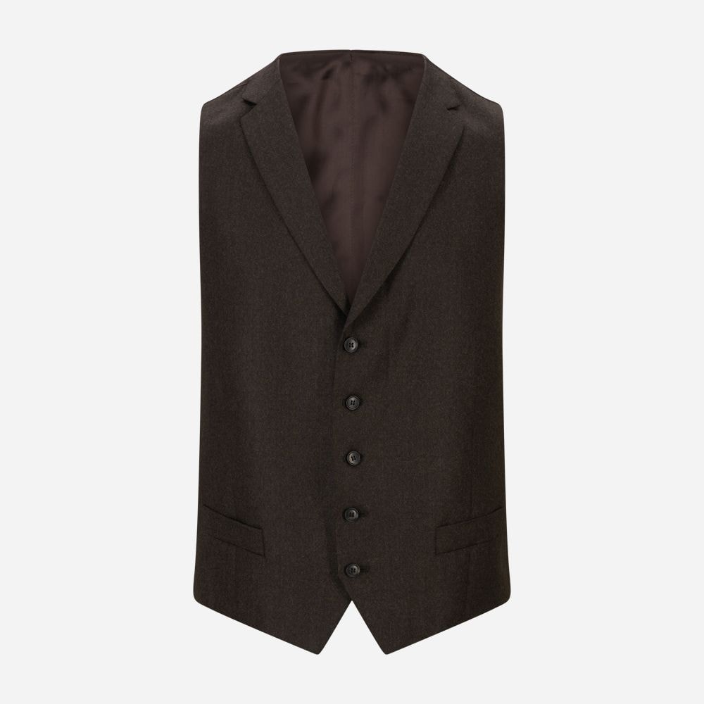 Lucca Waistcoat - Brown