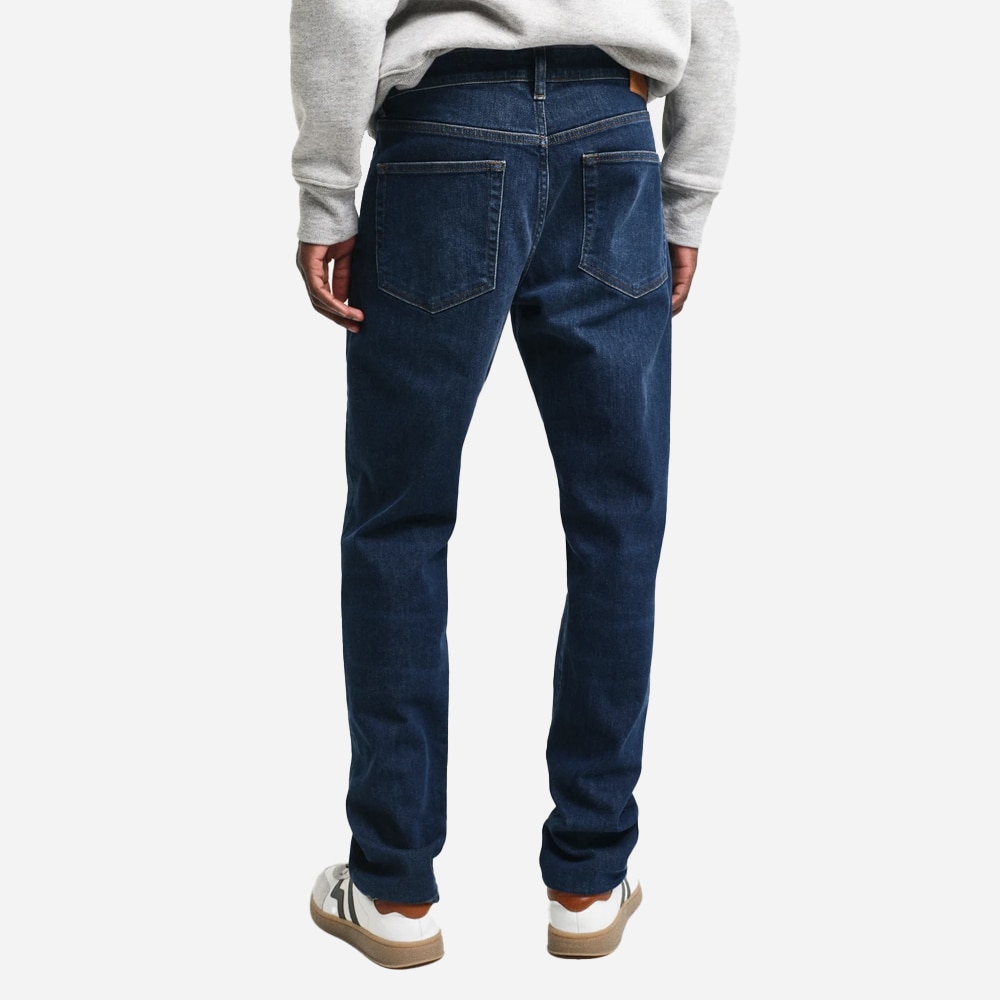Slim Gant Jeans - Dark Blue Worn In