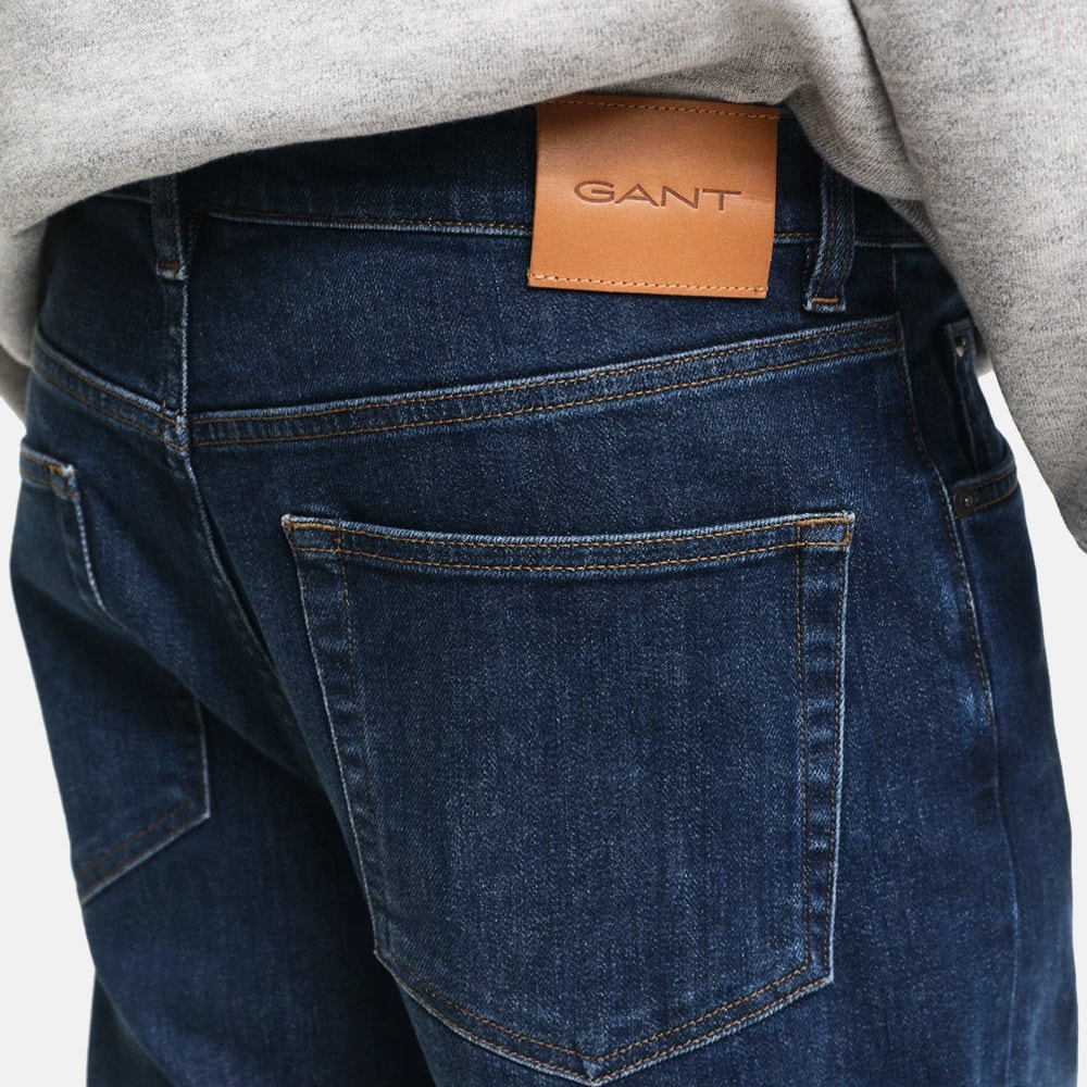 Slim Gant Jeans - Dark Blue Worn In