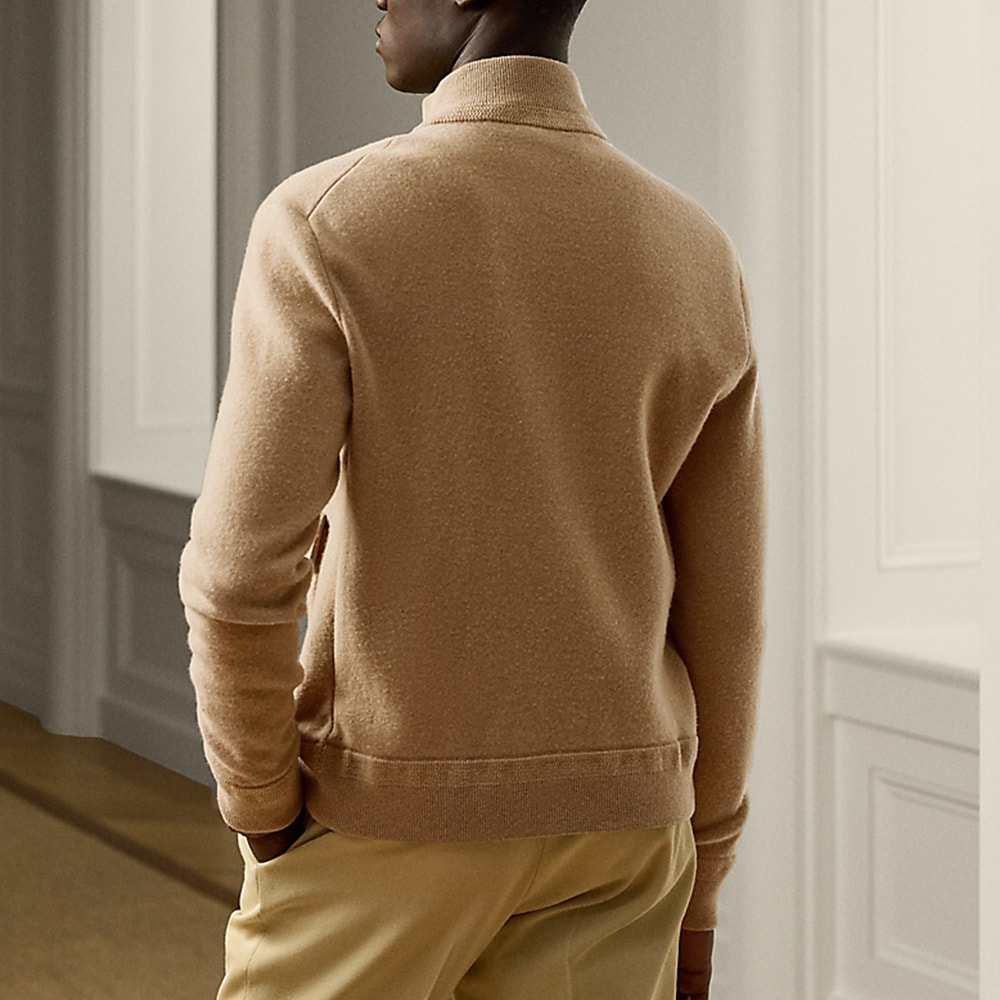 Wool-Cashmere Cardigan - Classic Camel