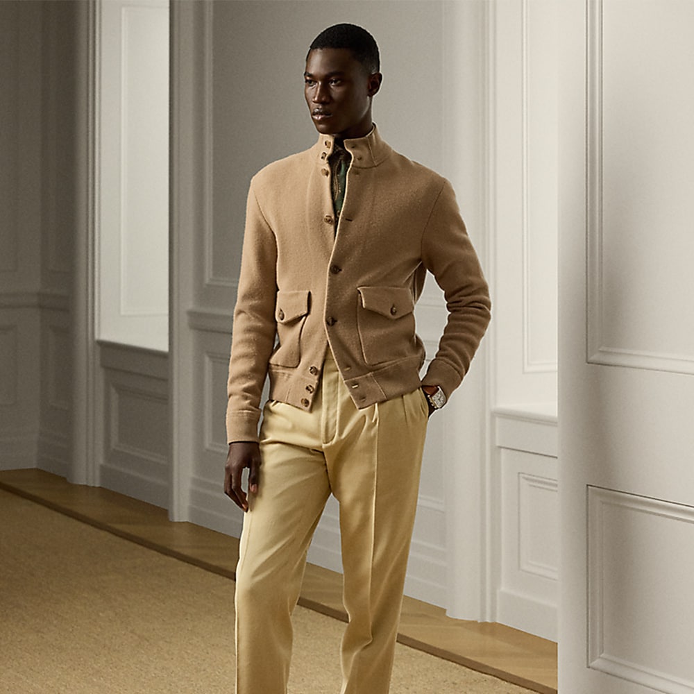 Wool-Cashmere Cardigan - Classic Camel