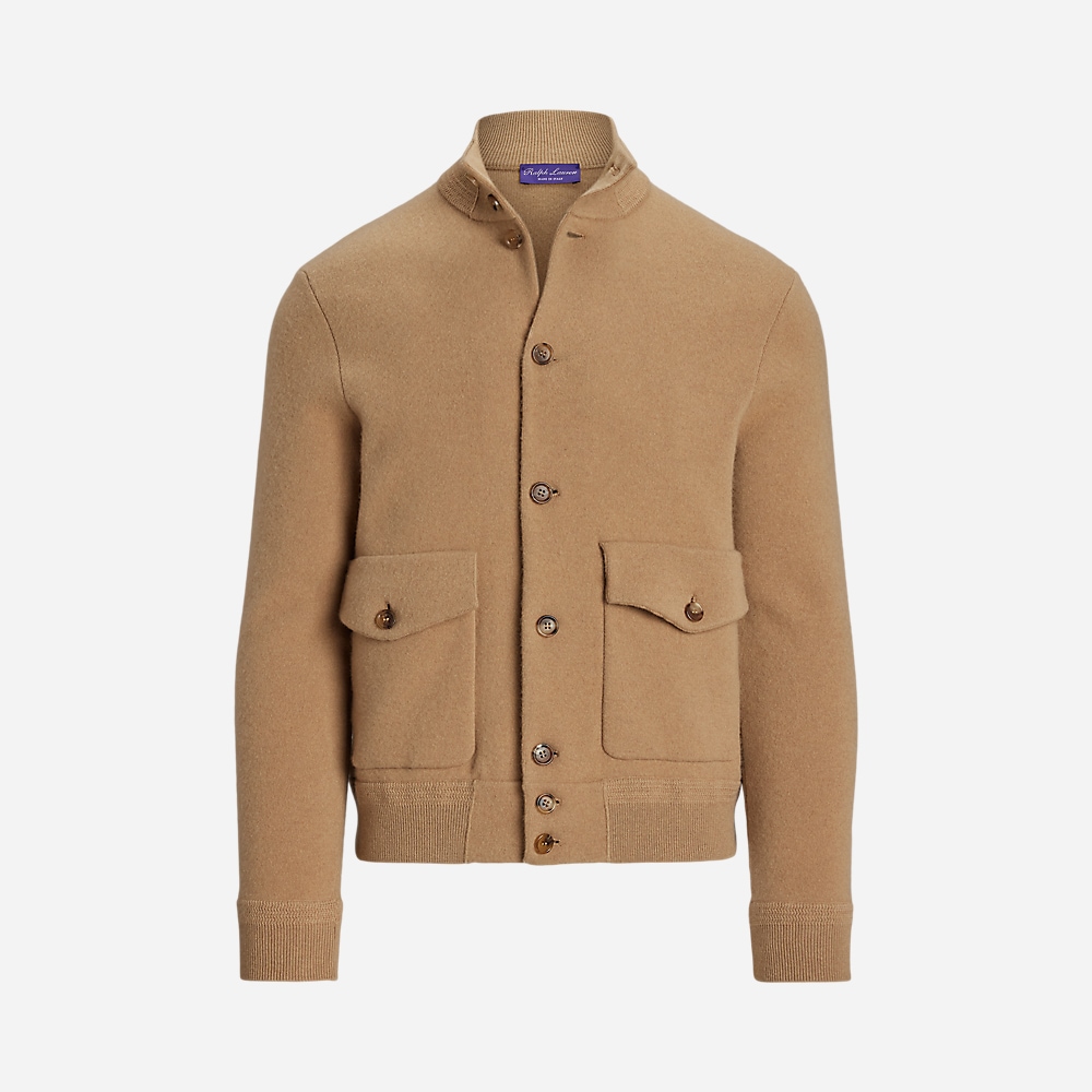 Wool-Cashmere Cardigan - Classic Camel