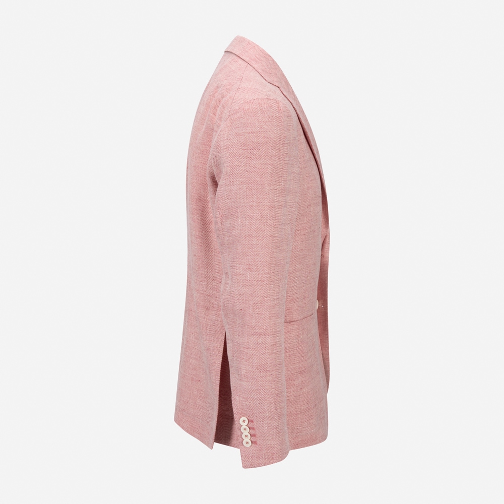 Montecarlo Jacket - Pink Herringbone
