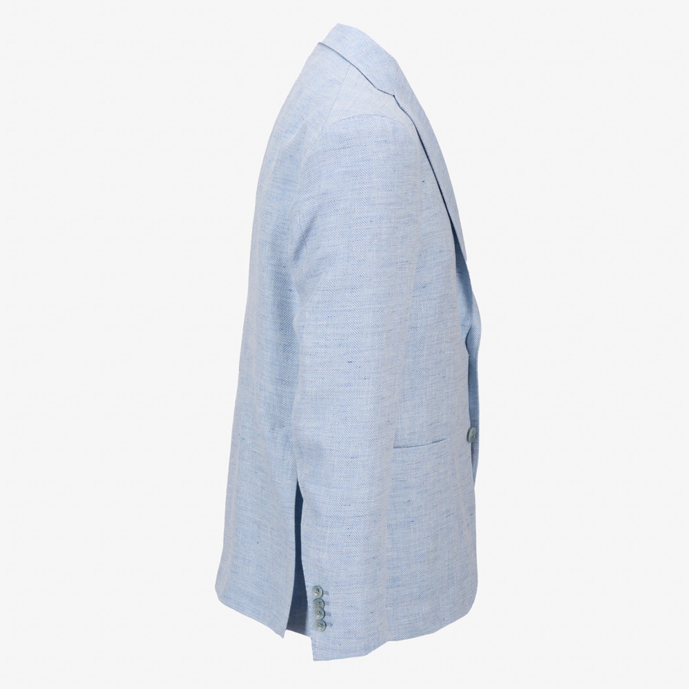Montecarlo Jacket - Ligth Blue Herringbone