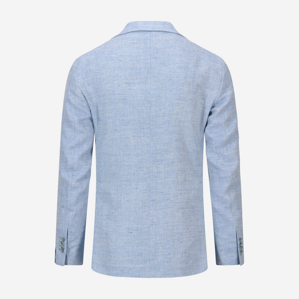 Montecarlo Jacket - Ligth Blue Herringbone