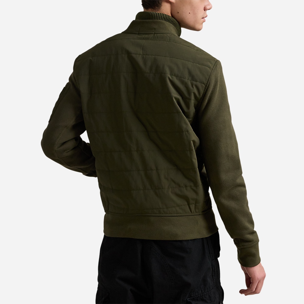 Hybrid Bomber Jacket - Armadillo/Windsor Heather