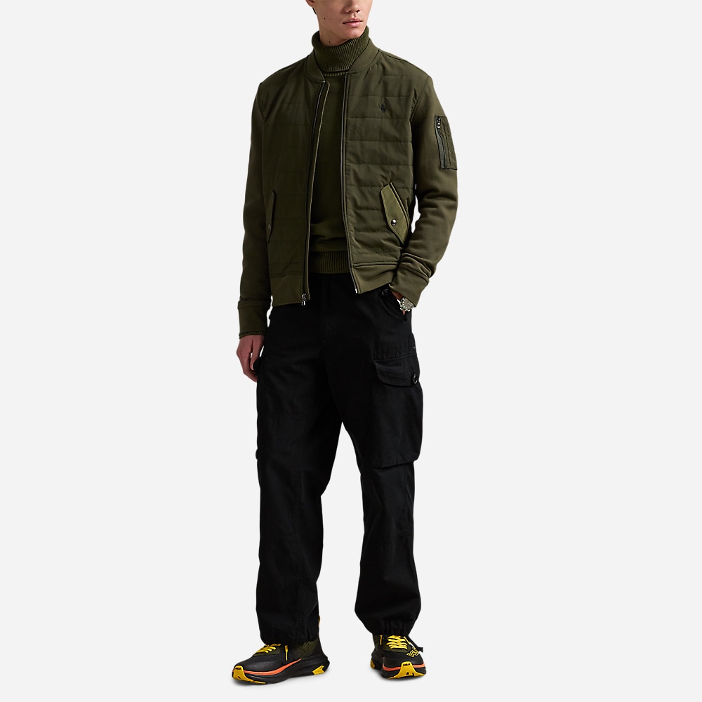 Hybrid Bomber Jacket - Armadillo/Windsor Heather