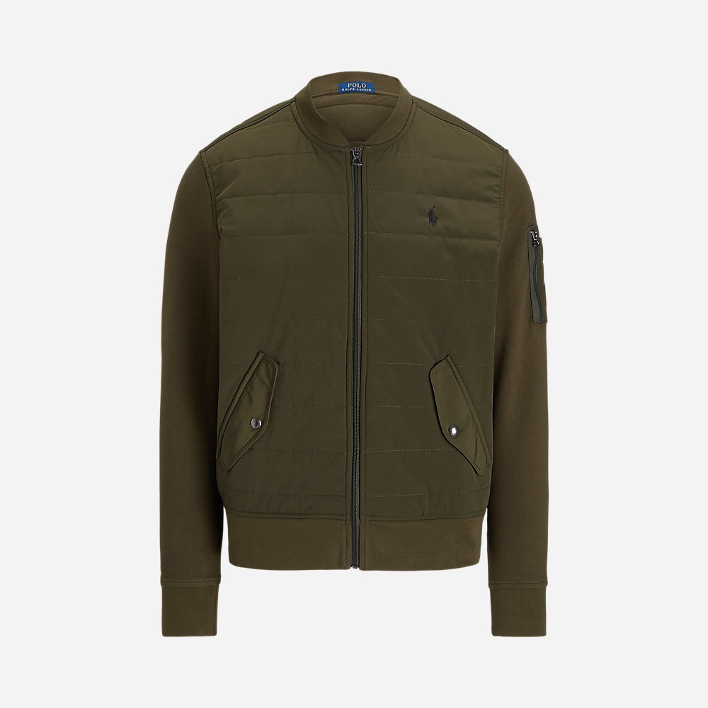 Hybrid Bomber Jacket - Armadillo/Windsor Heather