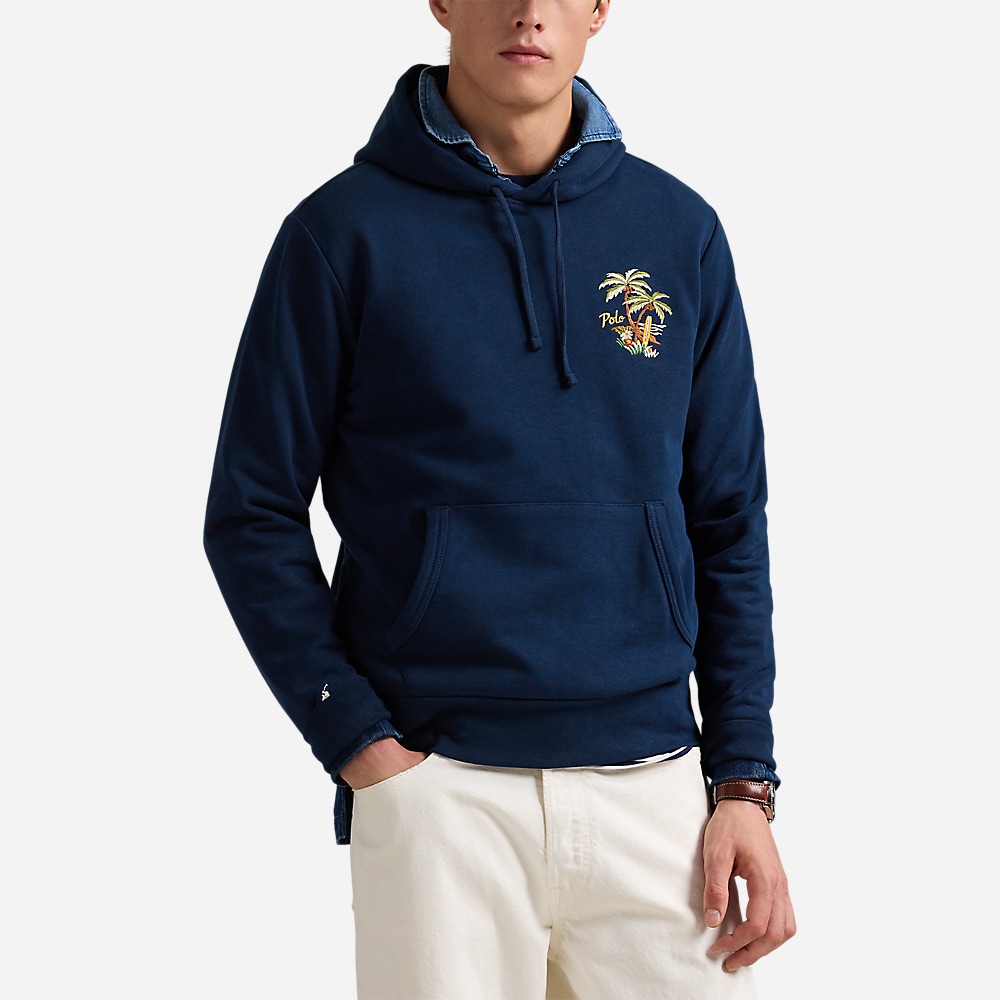 Embroidered Loopback Fleece Hoodie -  Eastside Royal