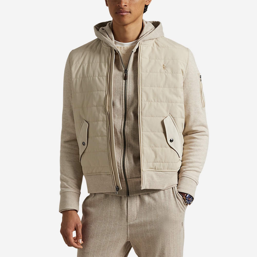 Hybrid Bomber Jacket - Expedition Dune Heather