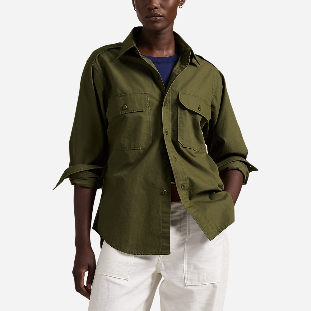 Cotton Twill Workshirt - Canopy Olive