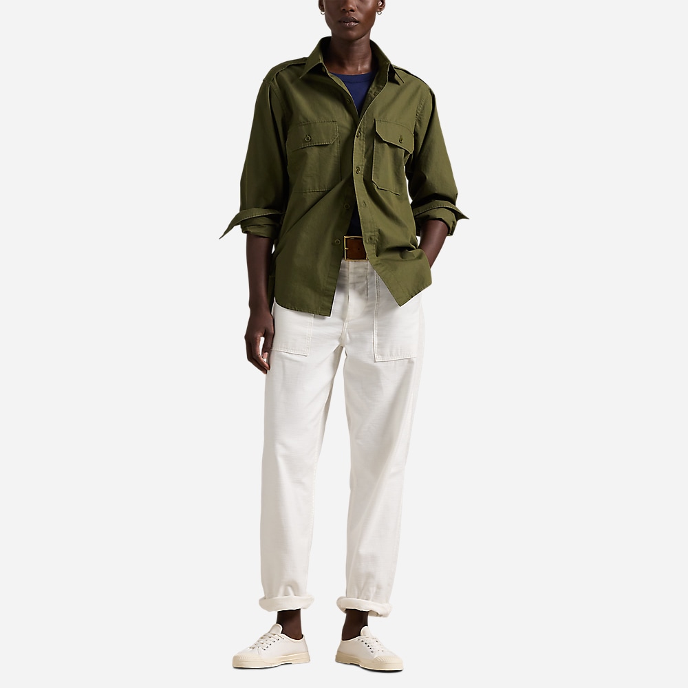 Cotton Twill Workshirt - Canopy Olive