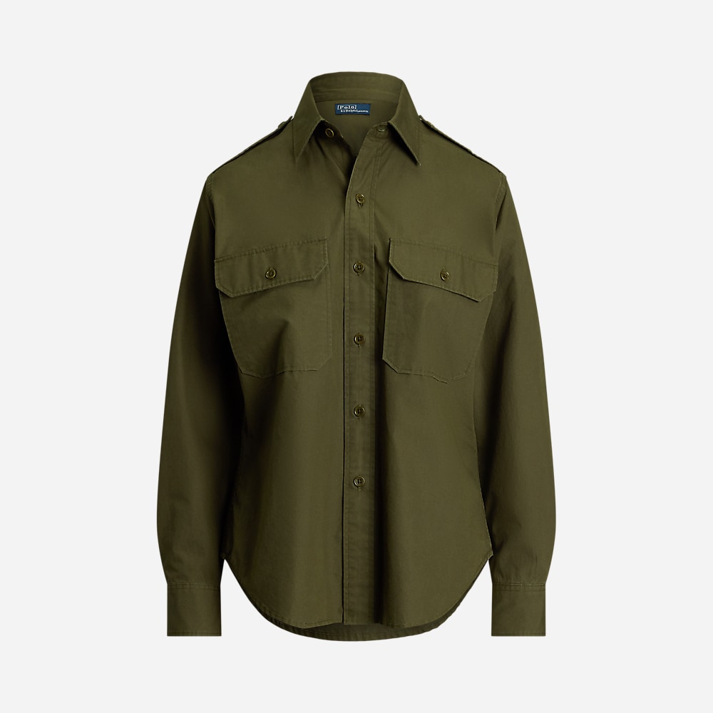 Cotton Twill Workshirt - Canopy Olive