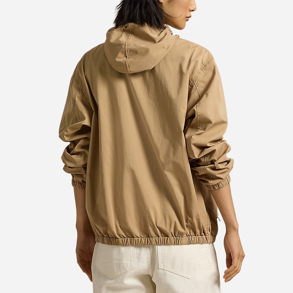 Twill Hood Jacket - Cafe Tan