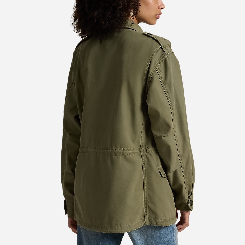Cotton Twill Field Jacket - Olive Mountain