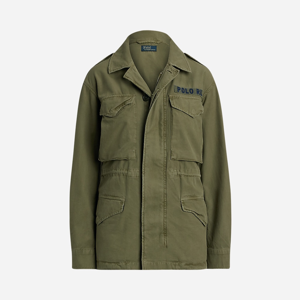 Cotton Twill Field Jacket - Olive Mountain