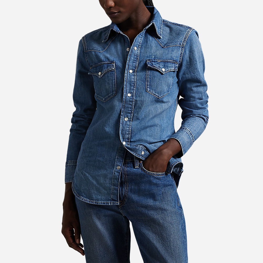 Denim Western Shirt - Canaria Wash