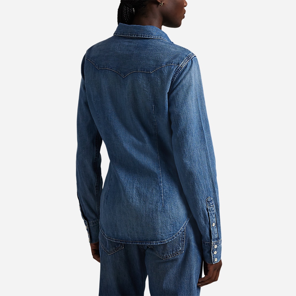 Denim Western Shirt - Canaria Wash