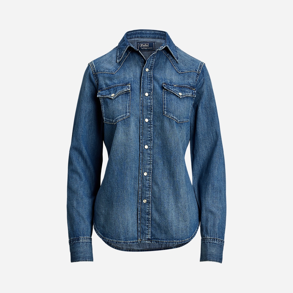 Denim Western Shirt - Canaria Wash