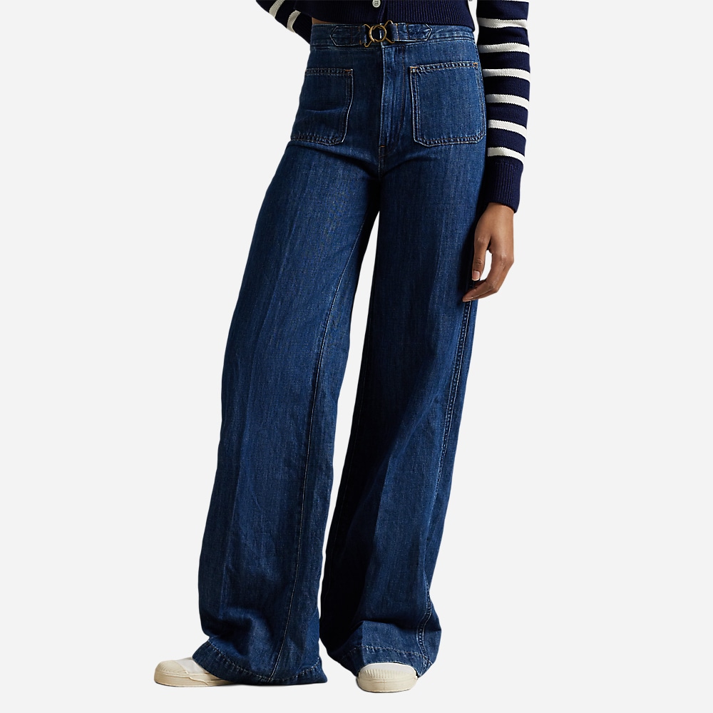 Wide-Leg Flare Jean - Belen Wash
