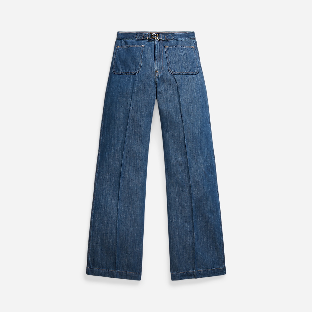 Wide-Leg Flare Jean - Belen Wash