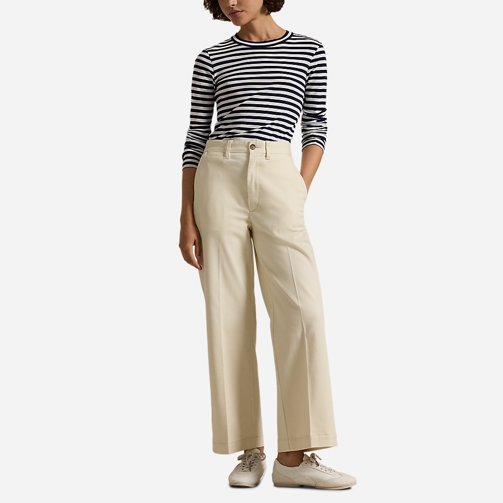 Chino Wide-Leg Pant - Sand