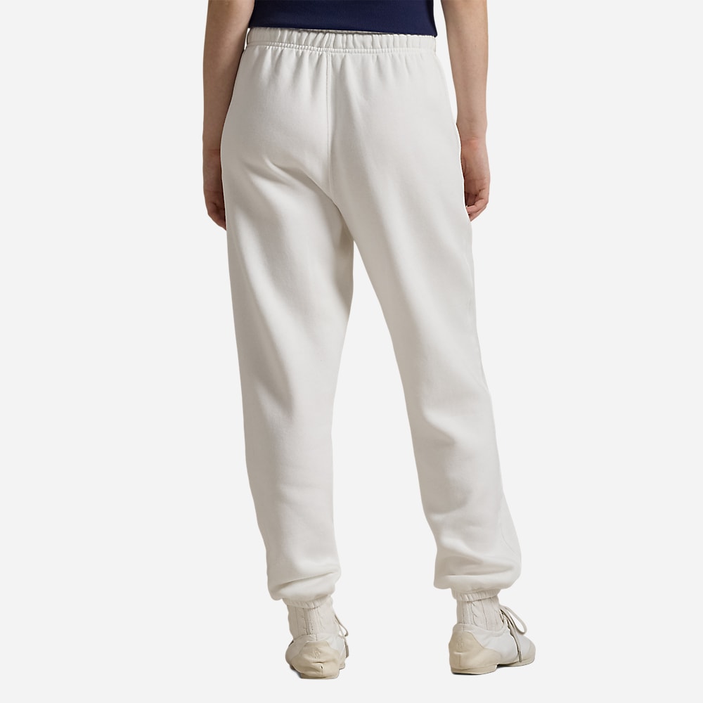 Fleece Athletic Pant - White